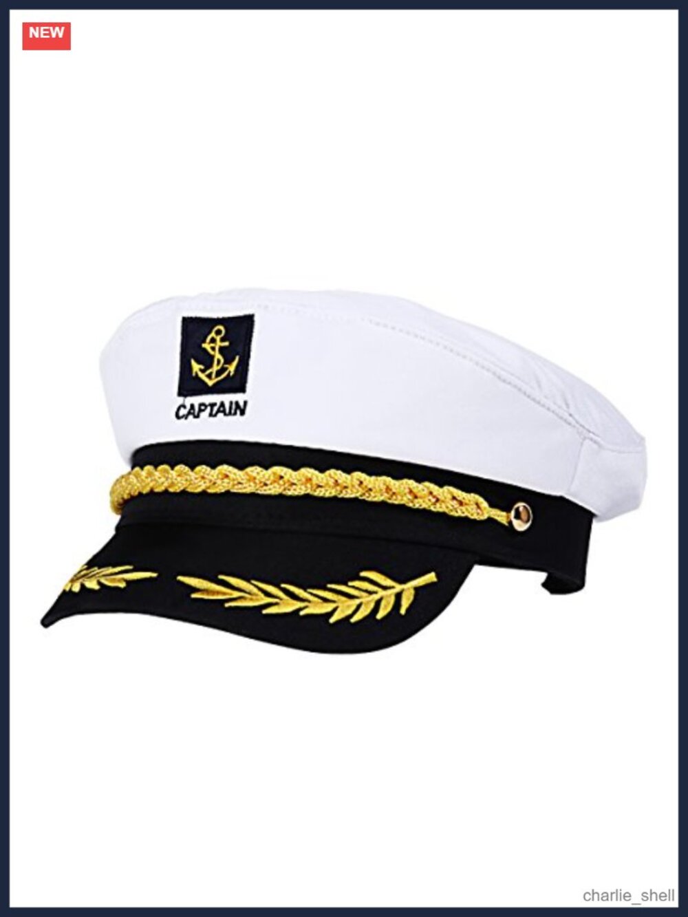 Yacht Captain Hat Sailor Cap Marine Admiral Costume Cosplay